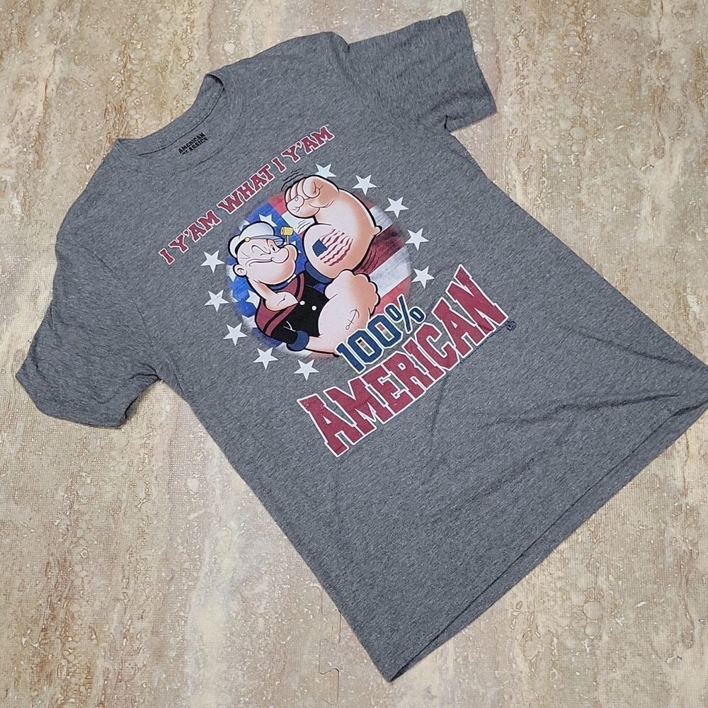 AMERICAN CLASSICS MENS POPEYE TEE SIZE M